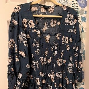 Torrid floral peasant blouse 2X